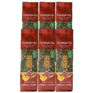 Yama Moto Yama Loose Genmai Cha Green Tea with Brown Rice, 7.0 oz Bags 