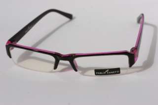 Pablo Zanetti Clear Len purple Eyeglasses half rimless  