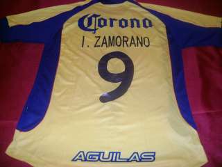 NIKE CLUB AMERICA I. ZAMORANO CAMPEONES VERANO 2002 HOME JERSEY MEXICO 
