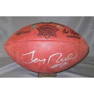Jerry Rice Signed Super Bowl XXIX Football:  Sports 