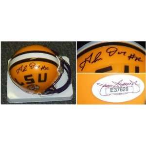   Mini Helmet   LSU Tigers JSA COA   Autographed NFL Mini Helmets