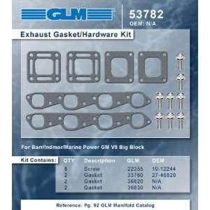    EXHAUST GASKET/HARDWARE SET  GLM Part Number: 53782: Automotive