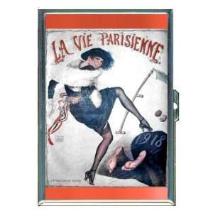 Paris Pin Up 1918 Sexy Legs ID Holder, Cigarette Case or Wallet MADE 