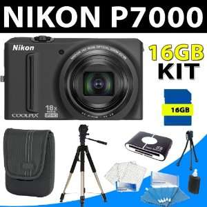  Nikon Coolpix S9100 Digital Camera (Black) + 16gb 