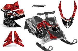 AMR RACING BRP SLED DECAL MX Z GRAPHIC KIT SUMMIT SKIDOO REV XP 08 12 
