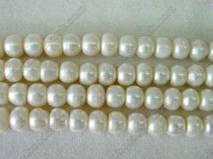 10 11X8 9mm White Potato Freshwater Pearl Loose Beads  