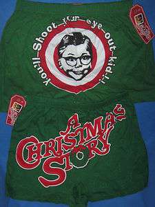 CHRISTMAS STORY movie Ralphie RED Rider BB gun nEw Underwear BOXER 