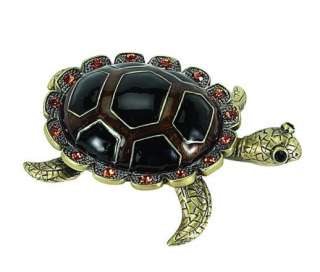 Olivia Riegel SWAROVSKI Sea Turtle Bejeweled Box NEW  