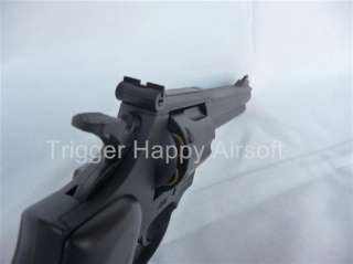 UHC TSD Model 934 6 Barrel Airsoft Gun Spring Magnum Revolver Black 