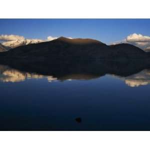  China, Xinjiang Province, Pamir Plateau, Landscape of Lake 