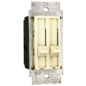 Leviton 6630 A SureSlide 1.5A/300W Dual Quiet Fan Speed Control and 