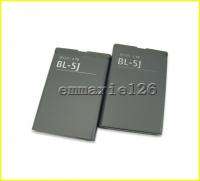 2x 1320mAh Battery + Charger for Nokia BL 5J 5800 5230 5228 N900 X6 X9 