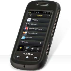  Black Rubberized Phone Cover for Sprint Samsung Instinct 