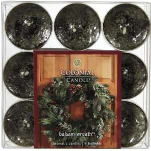  9 pack Tealights  Balsam Wreath (Colonial NC0109 1963 