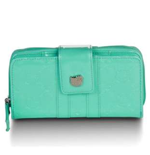 Loungefly ~ HELLO KITTY MINT PATENT EMBOSSED WALLET !!!  