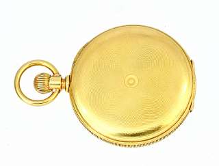 Tiffany & Co. 18k Solid Gold Antique Pocket Watch Tripple Signed 1880s 