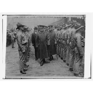  Photo Lord Mayor of London inspecting Trinidad Recruits 