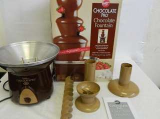   Chocolate TL 094Pro 3 Tier Chocolate Fountain 4 pound capacity brown