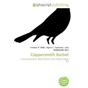  Coppersmith Barbet (9786133903814) Books