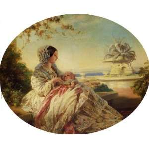  FRAMED oil paintings   Franz Xaver Winterhalter   24 x 20 