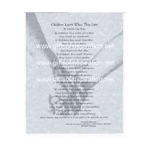  Spanish New Children Learn What They Live Unframed Print 