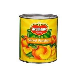 Del Monte Sliced Peaches   6 lb. 10 oz.: Grocery & Gourmet Food