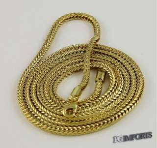 THIS ITEM ALSO INCLUDES 14K YELLOW GOLD PLATED MATCHING FRANCO CHAIN 