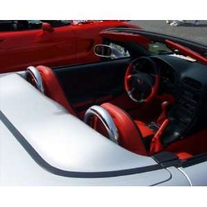  Corvette Seat Back Hoop Set   Chrome  1997 2004 C5 & Z06 