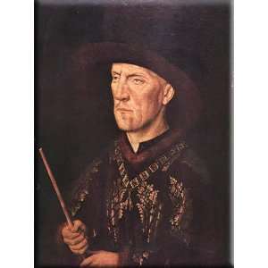  Portrait of Baudouin de Lannoy 22x30 Streched Canvas Art 
