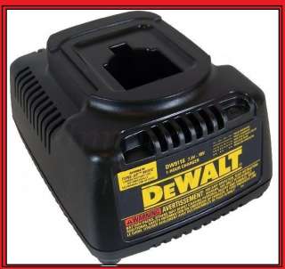 DEWALT DW9116 18V Battery Charger 7.2 18 Volt 1 Hour  NiCd  NiMH 