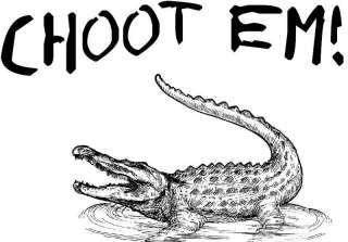 SALE ! Troy Landry Swamp People Alligator CHOOT EM! T Shirt  