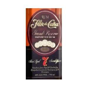  Flor De Cana Rum 7yr. Grand Reserva 1 Liter Grocery 