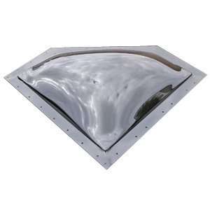   Trailer Neo Angle Skylight, 20 Inch By 8 Inch Hole, White Automotive