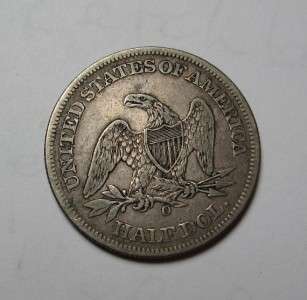 1861 O Seated Liberty Half Dollar Choice XF *Original* Civil War 