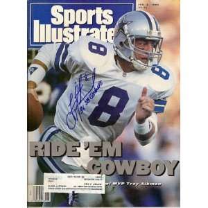  TROY AIKMAN Autograph 8 Feb 1993 Sports Illustrated   New 