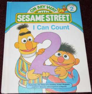 CAN COUNT On My Way with Sesame Street Vol 2 book  