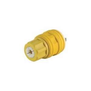  LEVITON 28W76 Locking Plug,L16 30P,480V,3Ph,YLW