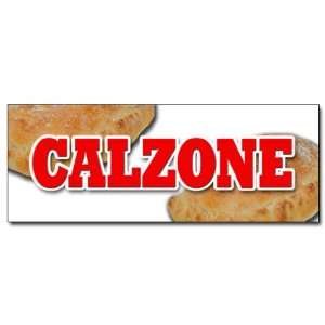  24 CALZONE DECAL sticker pizza italian restaurant italy 