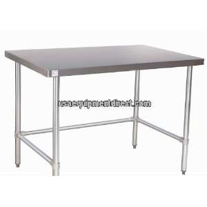    All Stainless Steel Open Base Work Table 24x84: Home & Kitchen