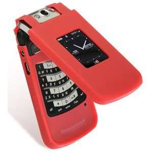   Rubber Gel Skin Case Red For Blackberry Pearl 8230: Everything Else