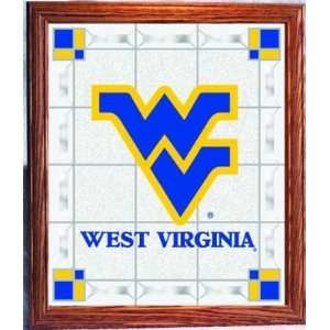  West Virginia Mountaineers Wall Plaque Wooden Frame NCAA 