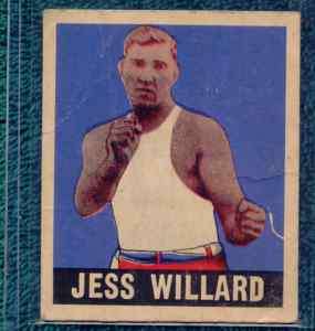 1948 Leaf 69 JESS WILLARD Knock Out Vintage Boxing Card  