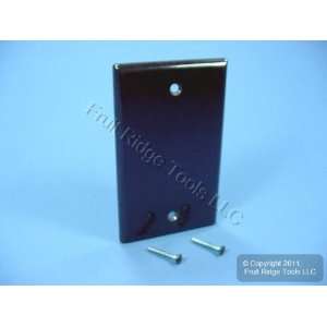   Leviton Brown Blank Cover Wallplate Box Mount 85014