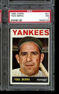 1964 Topps Baseball #21 Yogi Berra PSA 7 YANKEES  