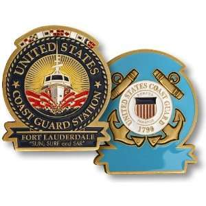  USCG Station Fort Lauderdale Challenge Coin Everything 