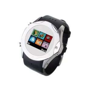   Cell Phone Watch with Spy Camera Silver Cell Phones & Accessories