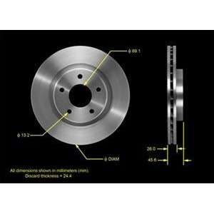  Bendix PRT5706 Brake Rotor Automotive