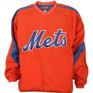   Mets Cooperstown Throwback Pickoff Pullover Jacket: Sports & Outdoors