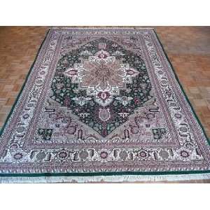  8x12 Hand Knotted Heriz India Rug   89x123