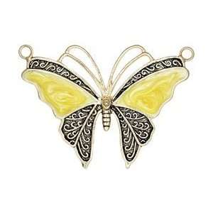   Planet Metal Pendants Butterfly Ant. Gold EPMP 14454; 3 Items/Order